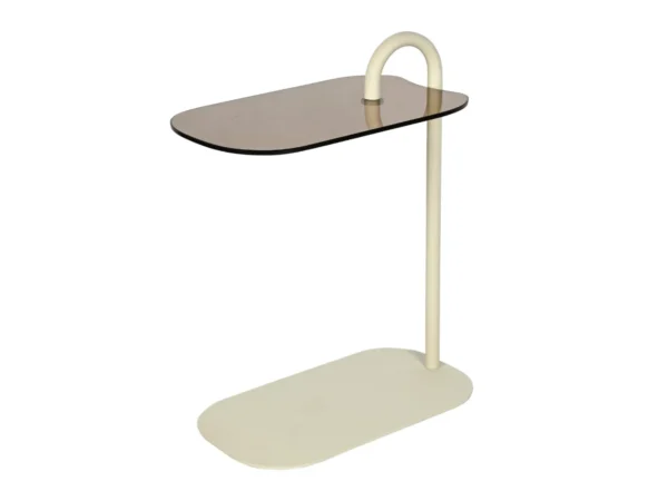 Table basse au look élégant. Dotée d'un élégant pied en U, cette table se caractérise par son aspect épuré et élégant.