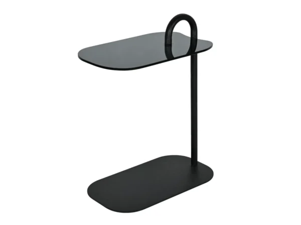 Table basse au look élégant. Dotée d'un élégant pied en U, cette table se caractérise par son aspect épuré et élégant.