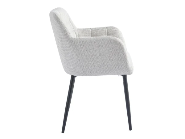 Affordable dining chair with a modern design. This dining chair is characterised by the decorative stitching in square design.