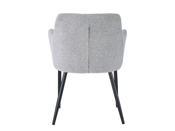 Affordable dining chair with a modern design. This dining chair is characterised by the decorative stitching in square design.