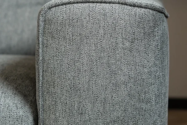 Duurzame, moderne en comfortabele hoekbank met ronde elementen in gerecycled polyester en metalen zwart onderstel - TEAK2.