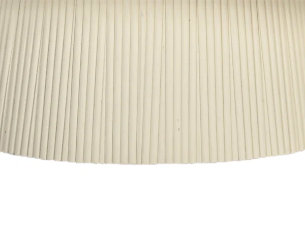 Beige dining table with chic, stylish look. This trendy table features a rounded top, trendy design, tapered leg.